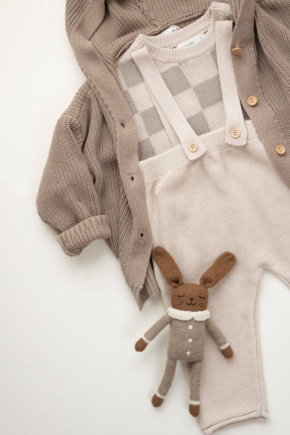 Chocolate Chip Hooded Knit Cardigan