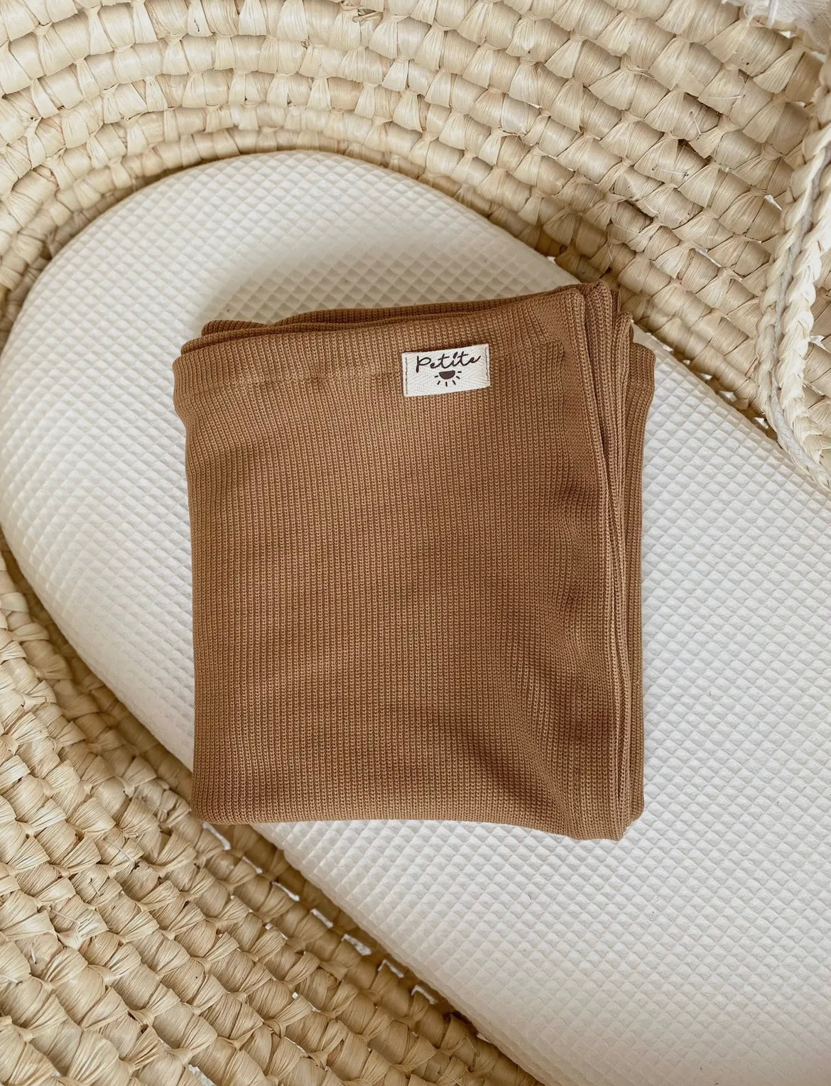 Tan Knit Blanket