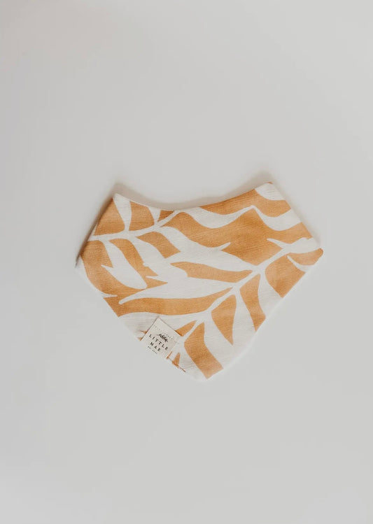 Golden Palm Bandana Bib