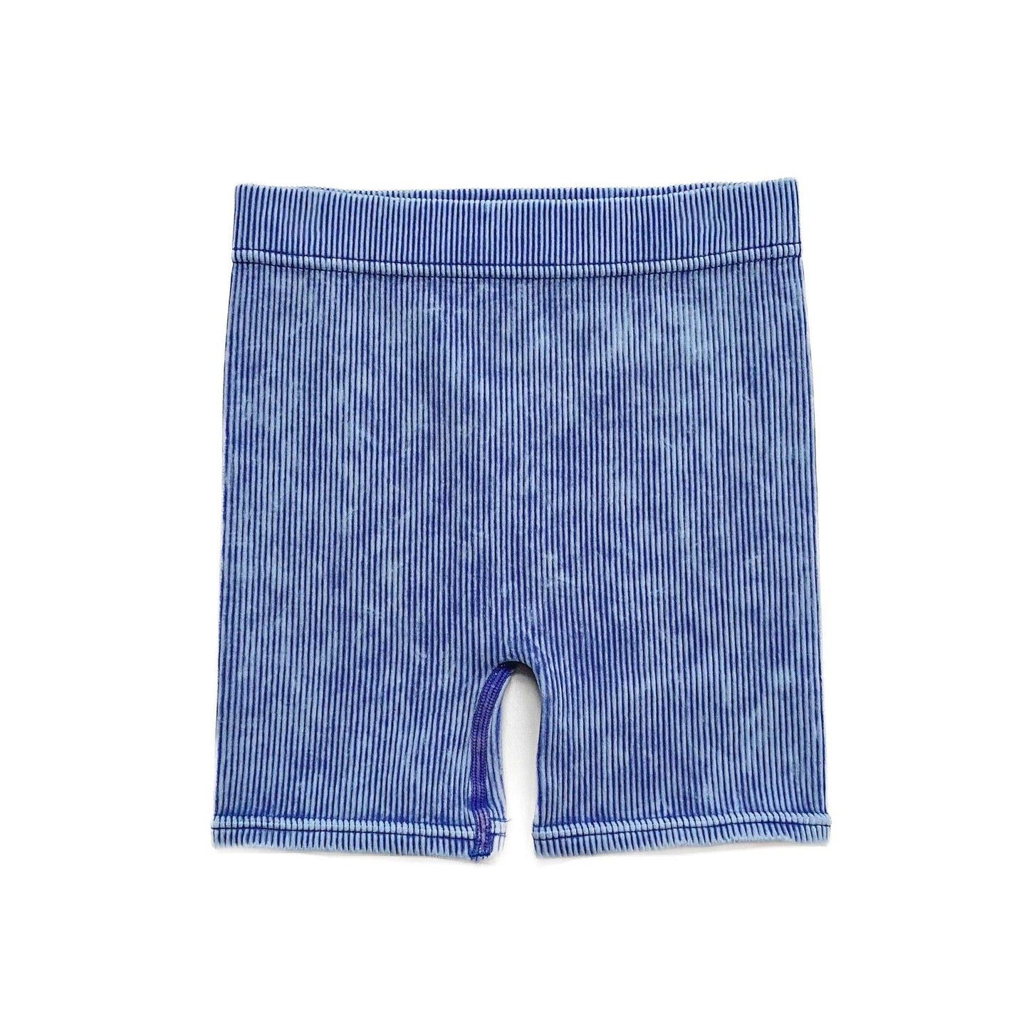 Ocean Acid Wash Biker Shorts