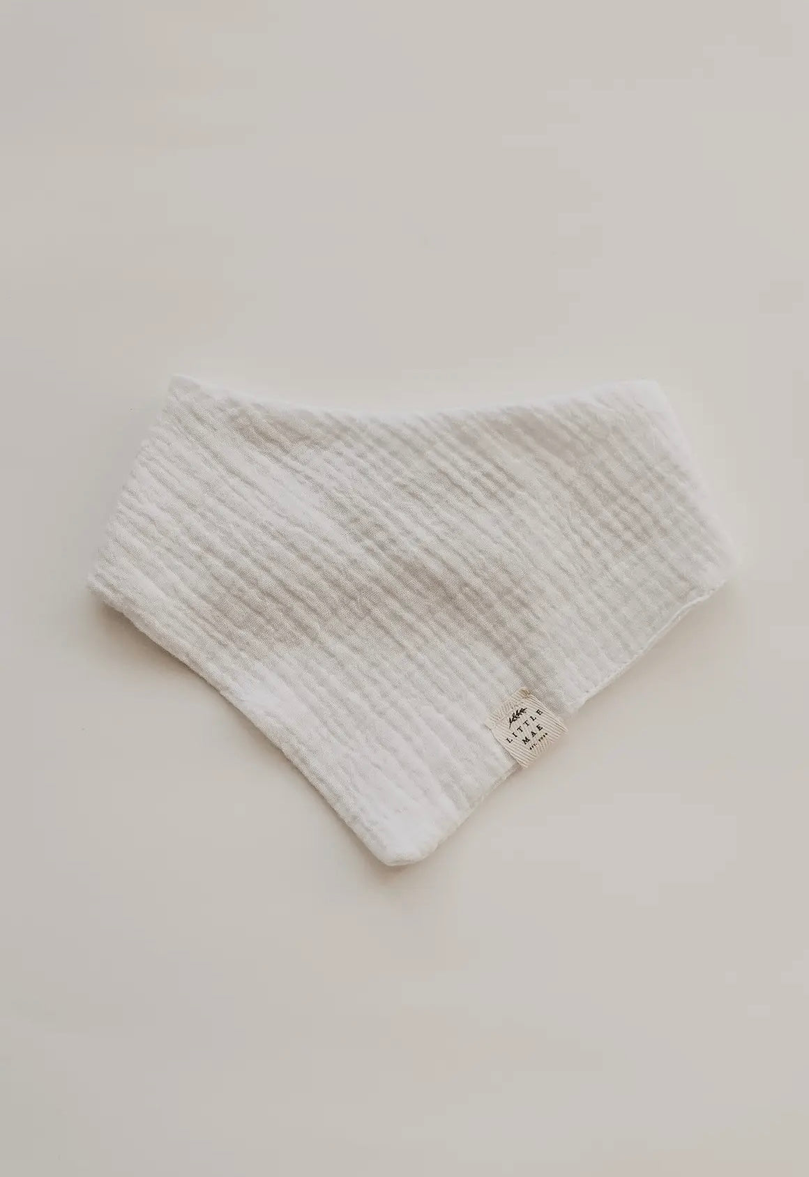 Pearl White Bandana Bib