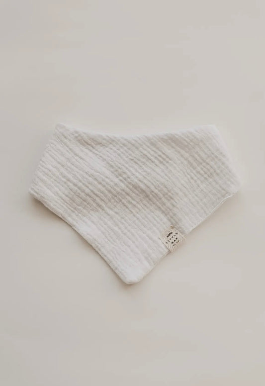 Pearl White Bandana Bib